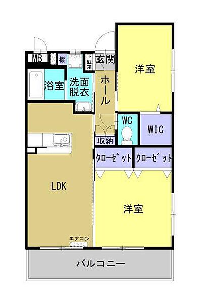 （仮称）都城年見町ＡＫマンション 406｜宮崎県都城市年見町(賃貸マンション2LDK・4階・54.18㎡)の写真 その3