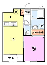 間取図画像 1LDK