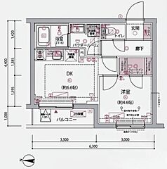 物件の間取り