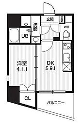 REPURE東向島 1DKの間取図画像