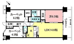 ルネ小田急相模原モア・ステージ 3LDKの間取図画像