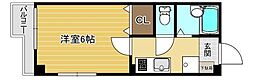 明大前クリオン 1Kの間取図画像