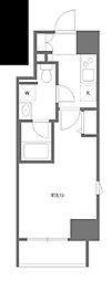アンベリール西川口 1Kの間取図画像