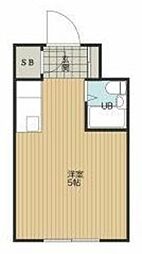 エクセレントアパートメントK.N.S.T ワンルームの間取図画像