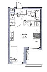 LANAI CLASSICO 3階ワンルームの間取り