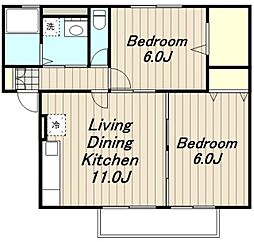 セジュール上九沢 2階