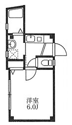 メゾンフラワー荻窪 1階1Kの間取り