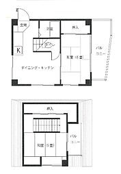 マンション・アクティーフ 3階1SDKの間取り