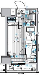 MAINSTAGE新御徒町 1Kの間取図画像