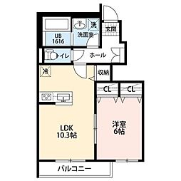 間取図画像 1LDK