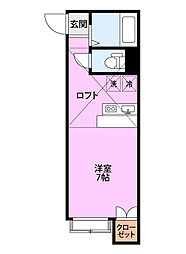 間取図画像 1K