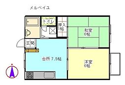 メルベイユ 2階