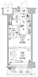 セジョリ墨田イースト3 1DKの間取図画像