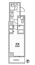 ブラウ本所一丁目 1Kの間取図画像