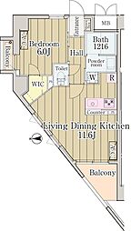 間取図画像 1LDK