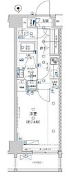 ジェノヴィア板橋WESTグリーンヴェール 1Kの間取図画像