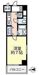 スパシエベレーザ練馬 1Kの間取図画像