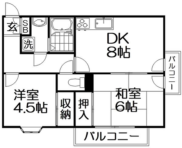 画像2:間取図