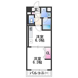 JR紀勢本線 海南駅 徒歩15分の賃貸マンション 1階1DKの間取り