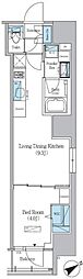 アーバネックス浅草橋Front 1LDKの間取図画像