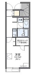 レオネクストタウンコート石塚 1Kの間取図画像