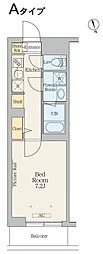 クレストコート綾瀬 1Kの間取図画像