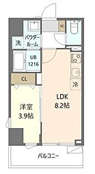 マイシティ厚木中町 1LDKの間取図画像
