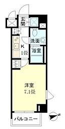 REALSUITE三軒茶屋 1Kの間取図画像