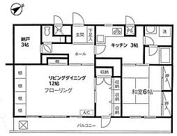 アーバン・ドヌール 1SLDKの間取図画像