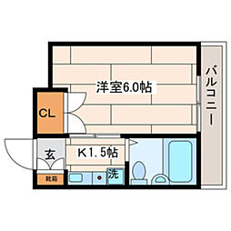 百合ヶ丘コーポ 2階/202