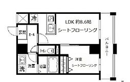 プランドール 7階1LDKの間取り
