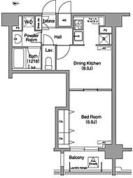 コンフォリア下北沢 1DKの間取図画像