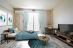 エディースハウス 2階1Kのリビング/ダイニング