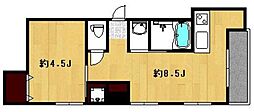Will十日市場 1LDKの間取図画像