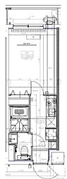 市川市本行徳マンション 1Kの間取図画像