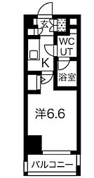スパシエグランス大森 1Kの間取図画像