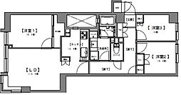 インプルーブ西早稲田 1階3LDKの間取り