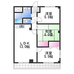 間取図画像 3LDK