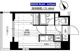 ステージファースト西早稲田 ワンルームの間取図画像