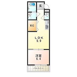 間取図画像 1LDK