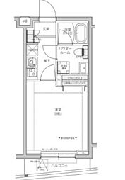 パティーナ蒲田南ＤＵＯ　306号室 3階1Kの間取り