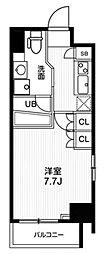 エヌステージ板橋本町アジールコート 1Kの間取図画像
