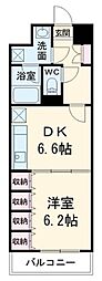 東川口弥生マンション 1DKの間取図画像