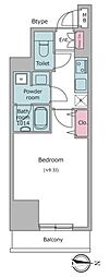 COMFORIA要町 1Kの間取図画像