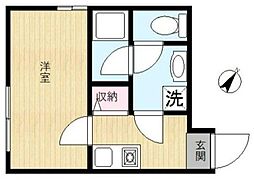 ヴァールレジデンツ西巣鴨 1Kの間取図画像