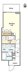 LIGHTTERRACE秋葉原 ワンルームの間取図画像