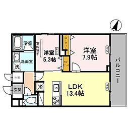 トリニティ三国ヶ丘 3階