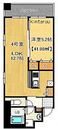 富士見ナメキマンション 2LDKの間取図画像