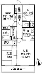 間取図画像 2SLDK