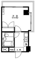 シティハイツ新桜台 4階1Kの間取り